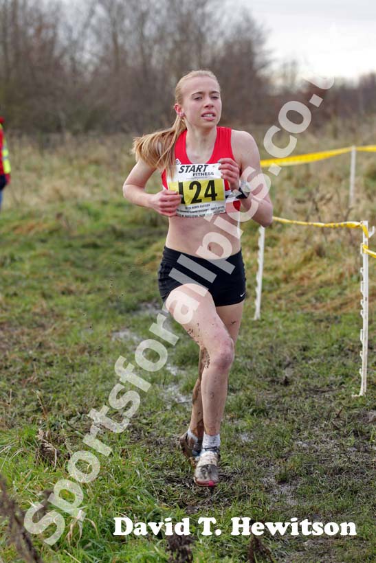 Yellow 124 the under-17 women 2012 North East Championships, Summerhill Country Park, Hartlepool.